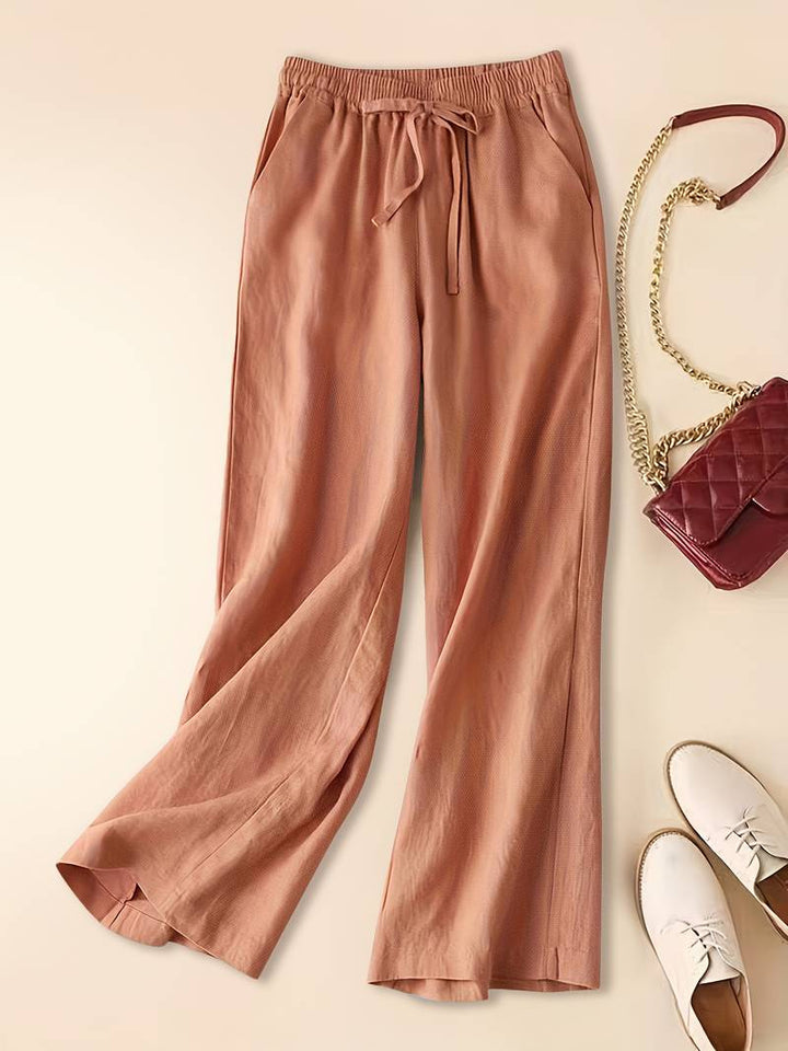 Tina - Pantaloni in Lino Relax