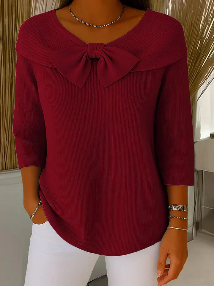 Madelena™ | Donna Maglia con Fiocco