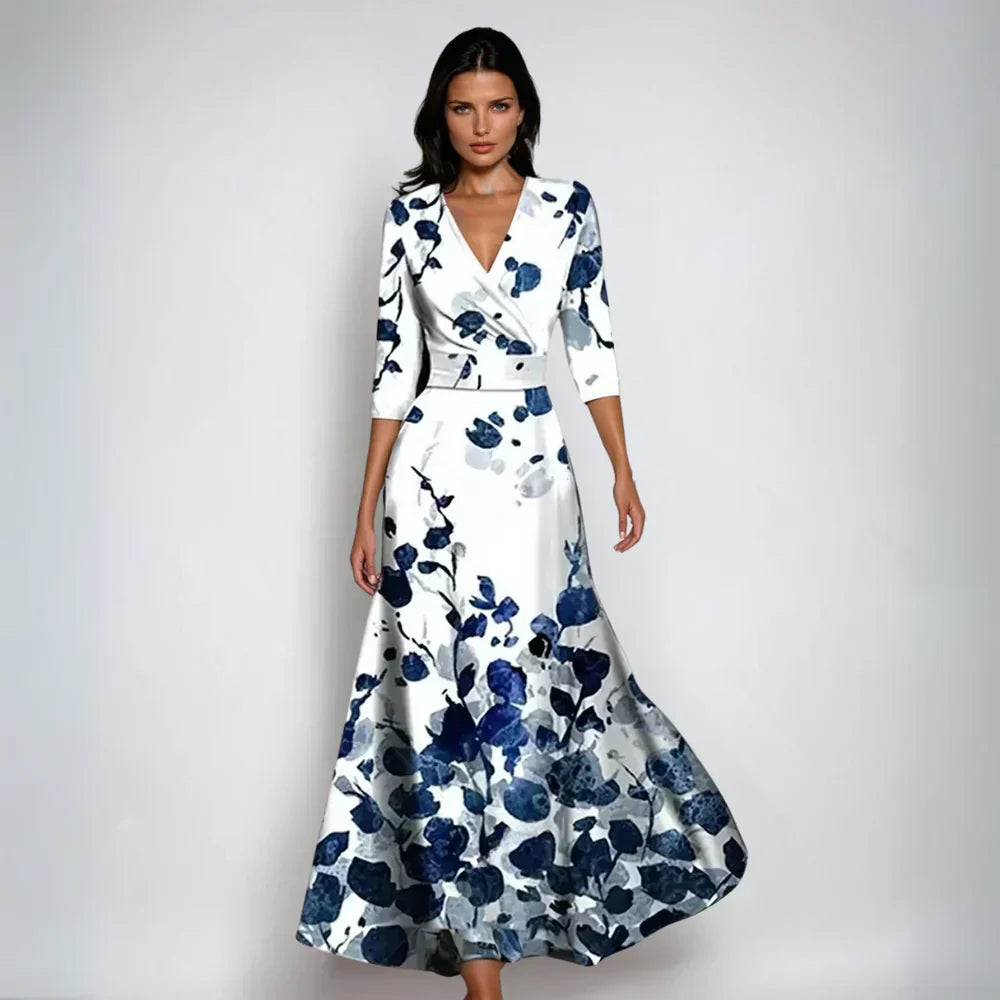 Eliana™ | Elegante Abito A-Line Floreale