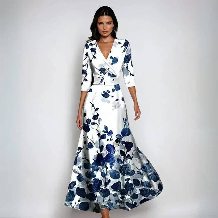 Eliana™ | Elegante Abito A-Line Floreale