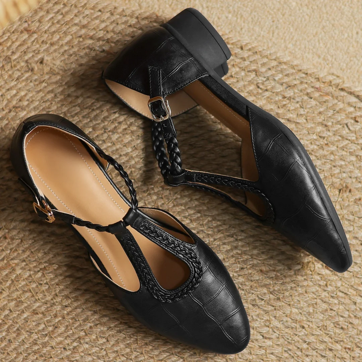 Clara - Scarpe Mary Jane in pelle ortopedica