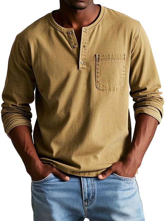 GIORDANO™|CAMICIA VINTAGE LUNGA