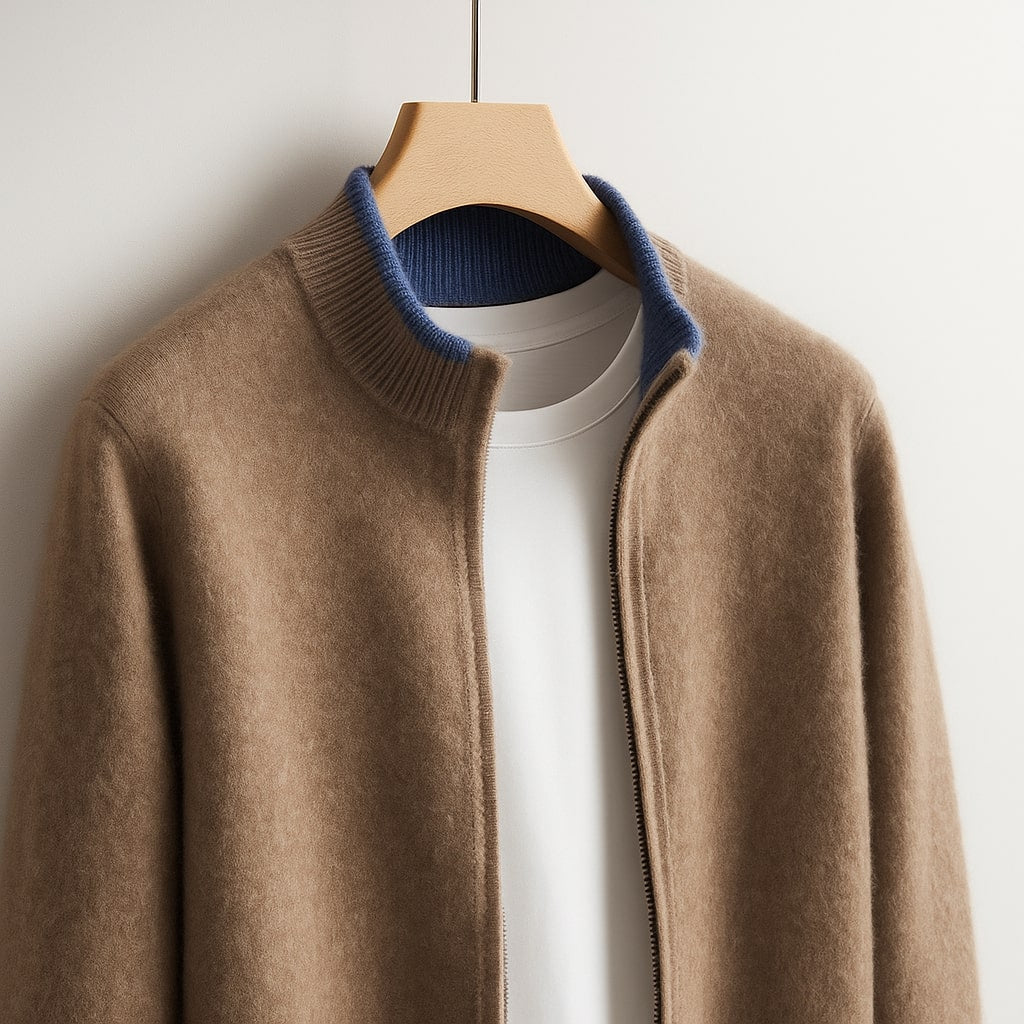 Mariano™ | Giacca In Maglia Con Zip