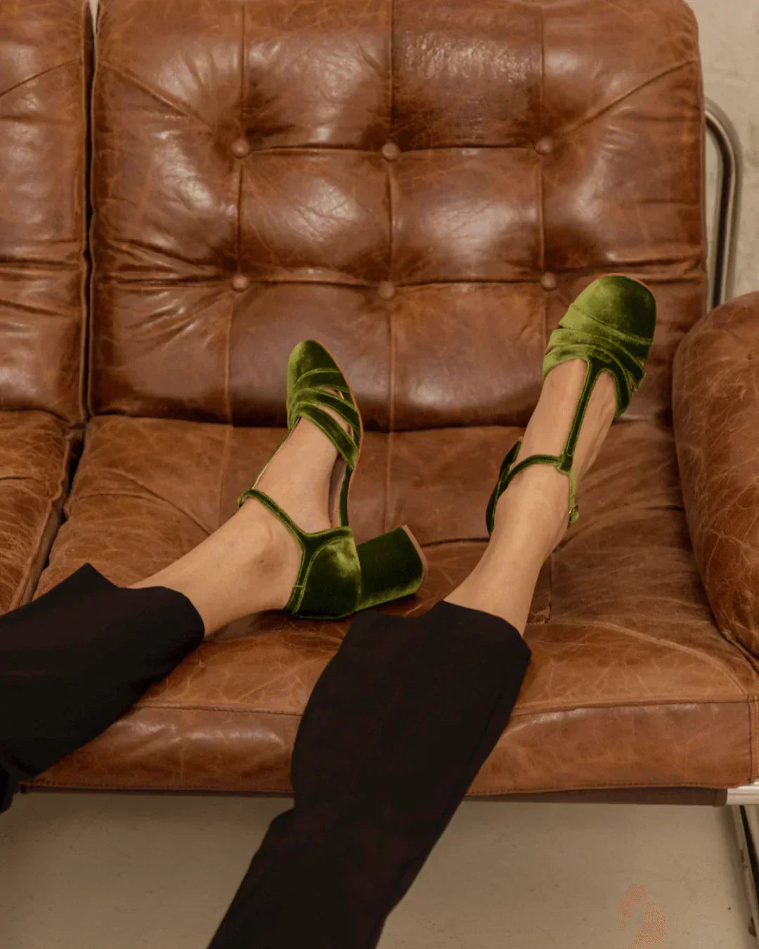 SCARPA CON CINTURINO ATE TACCO STABILE