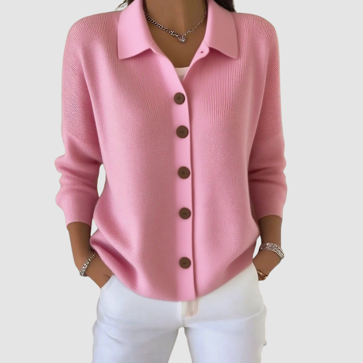 FLORIANA™|CARDIGAN CON BOTTONI