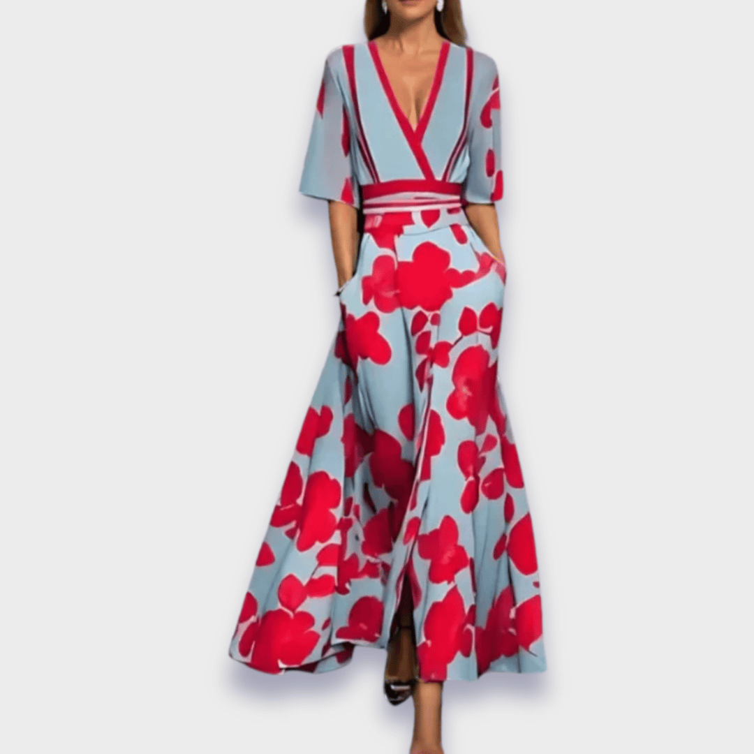 Leona | Abito elegante a fiori
