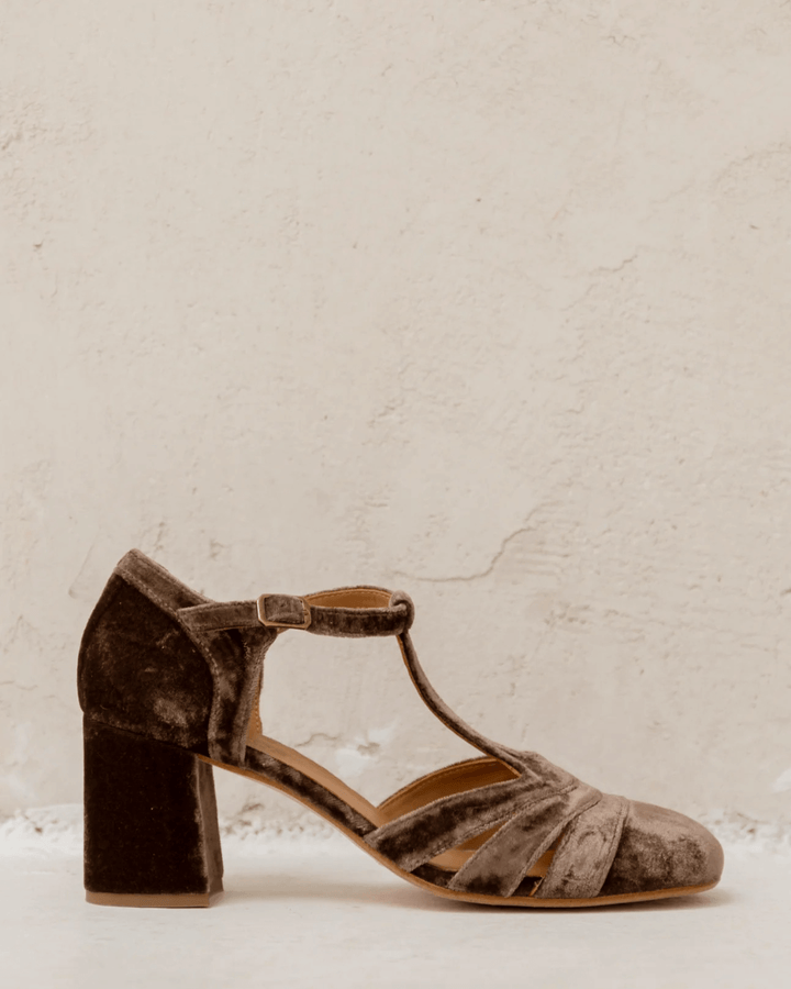 SCARPA CON CINTURINO ATE TACCO STABILE