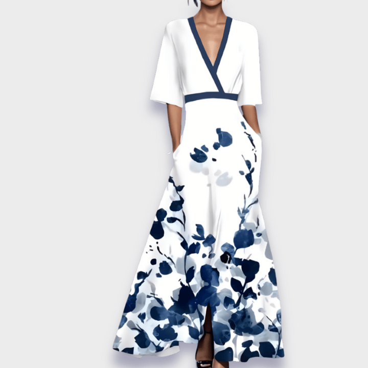 Eliana™ | Elegante Abito A-Line Floreale