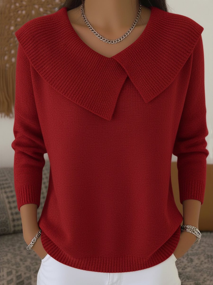 Giuliana™ | Maglia Calda con Colletto Morbido
