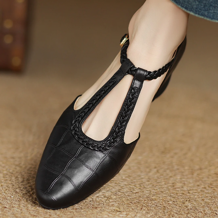 Clara - Scarpe Mary Jane in pelle ortopedica