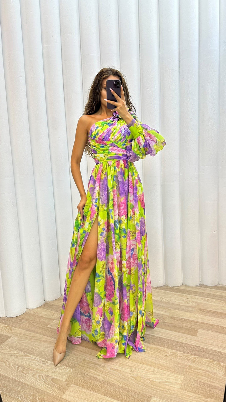 Evelyn™ | Vestito Drama Blossom