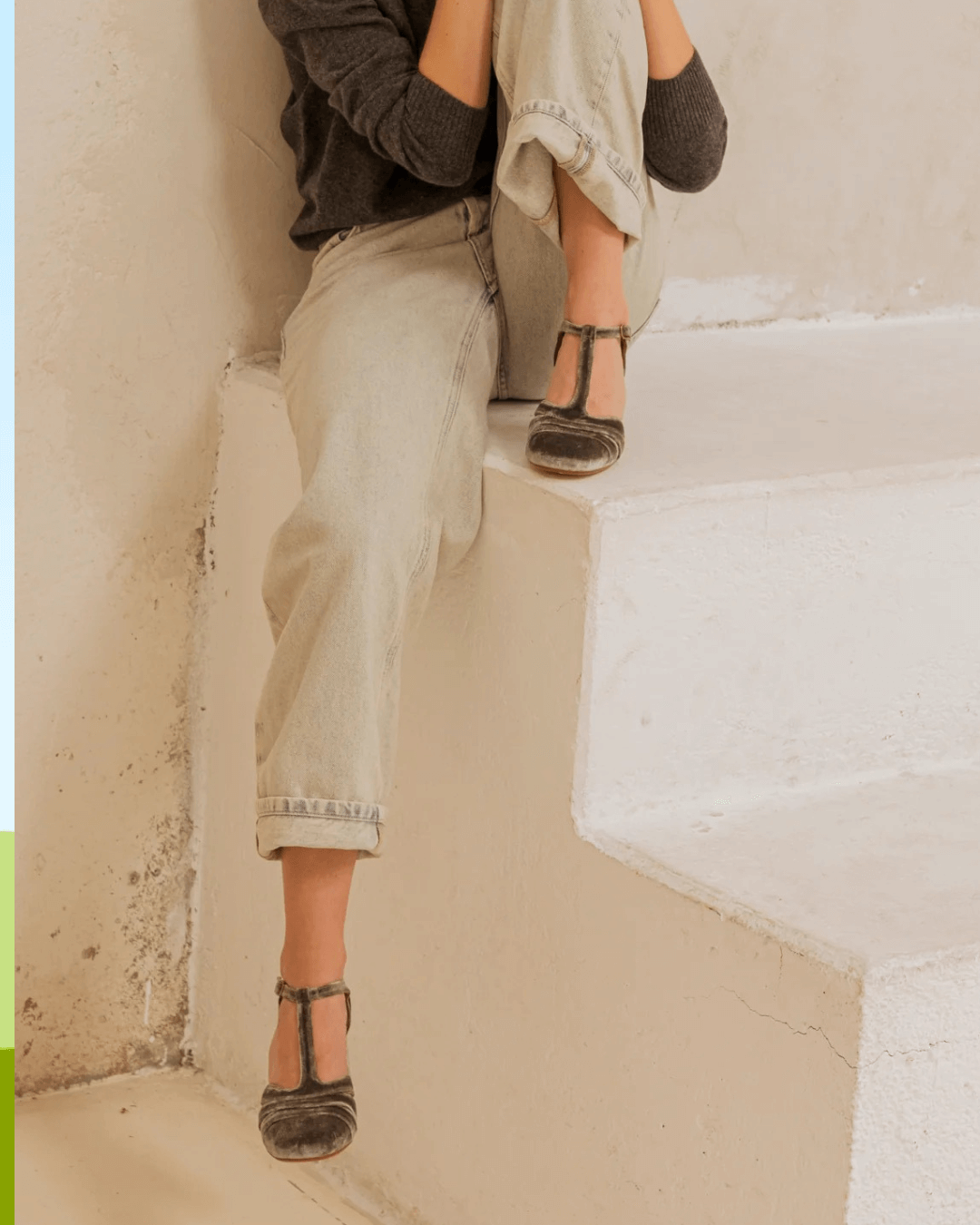 SCARPA CON CINTURINO ATE TACCO STABILE