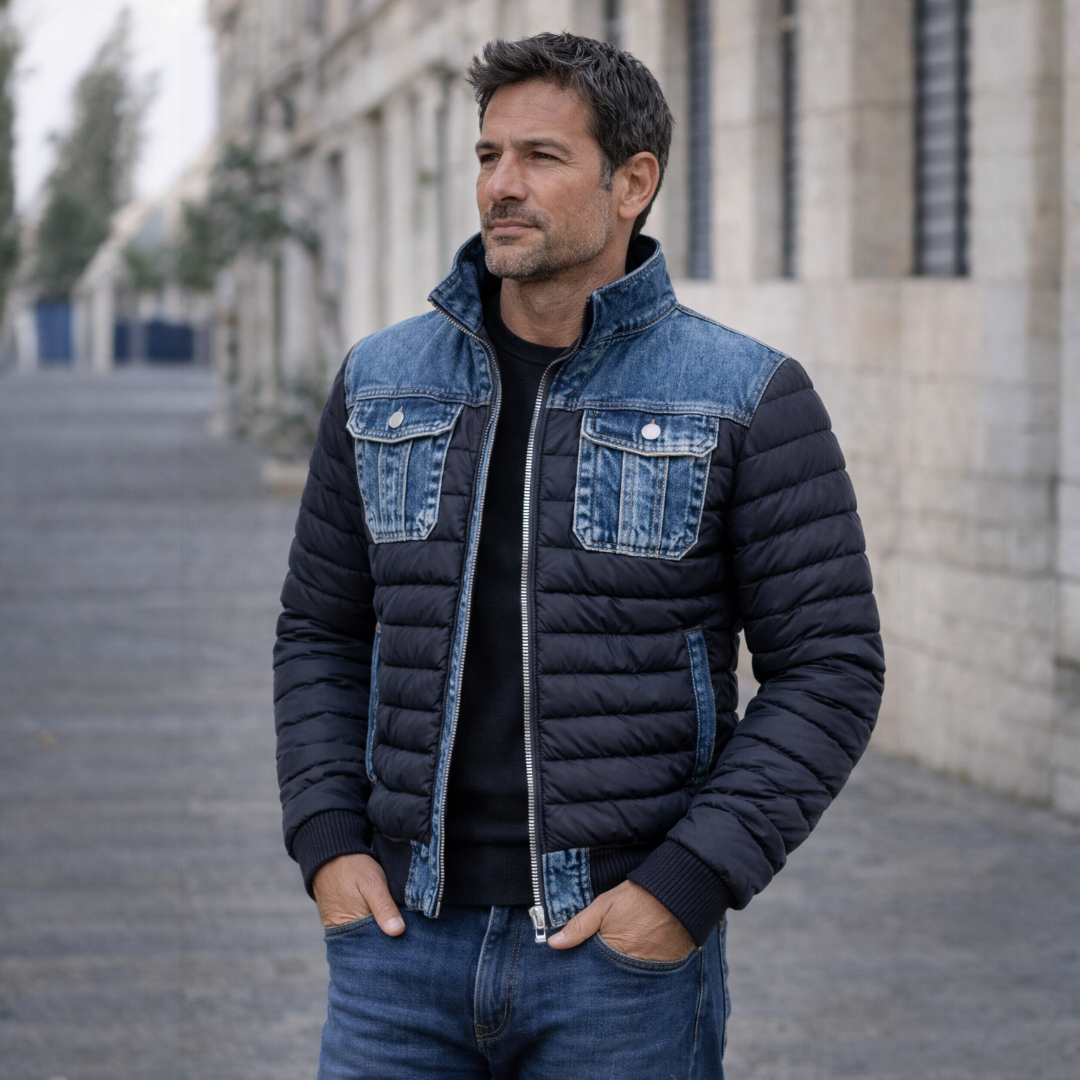 Florenzi™ | GIACCA DOPPIA DENIM CLASSICA