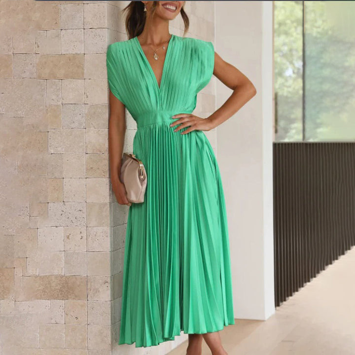 Marni™ | Abito Midi Plissettato Senza Tempo