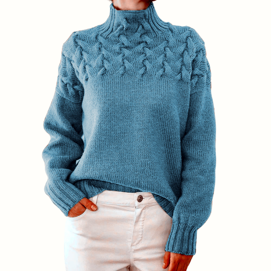 Elvira™ | Caldo dolcevita lavorato a maglia