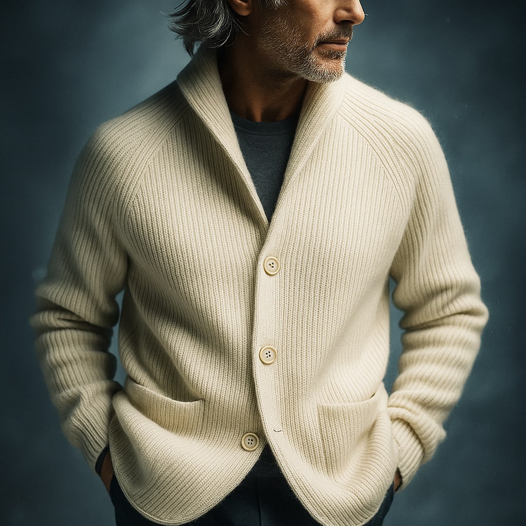 Harold™ | Cardigan da uomo in lana a coste