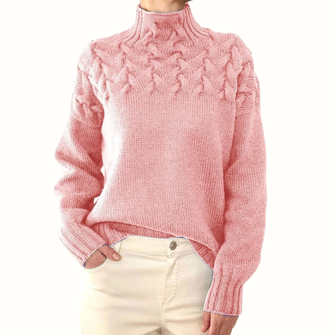 Elvira™ | Caldo dolcevita lavorato a maglia