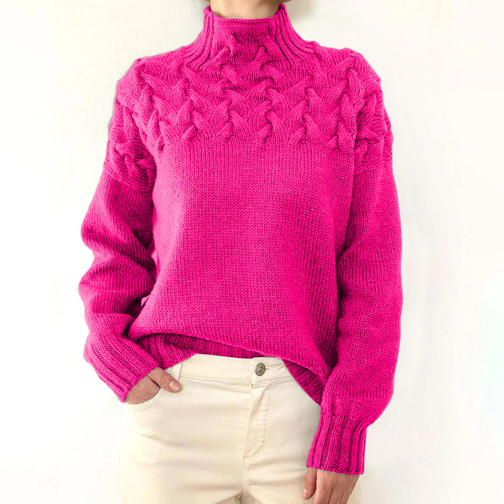 Elvira™ | Caldo dolcevita lavorato a maglia