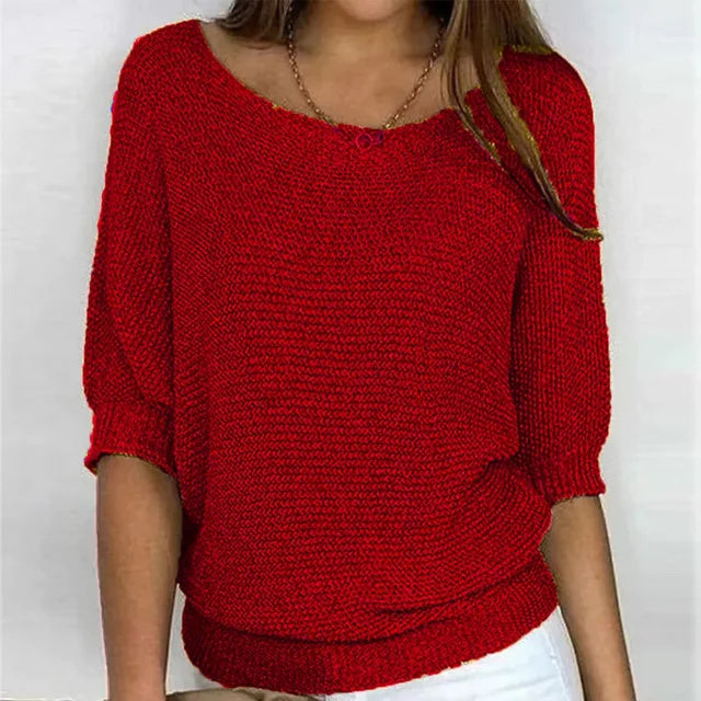 ARIANNA|TOP IN MAGLIA RILASSATO