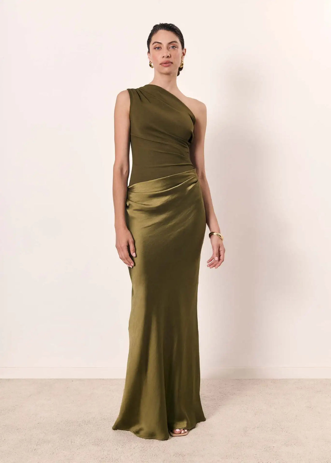 Luna™ | Abito Maxi con Oro in Satin