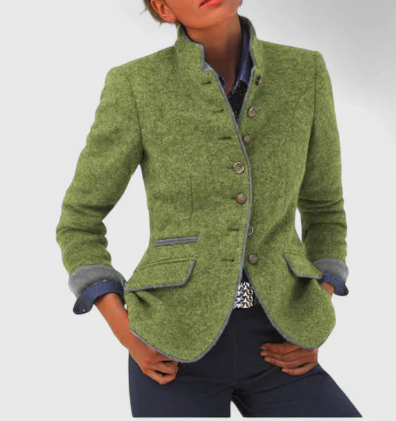 Margaret - Blazer Classico in Mistura di Lana
