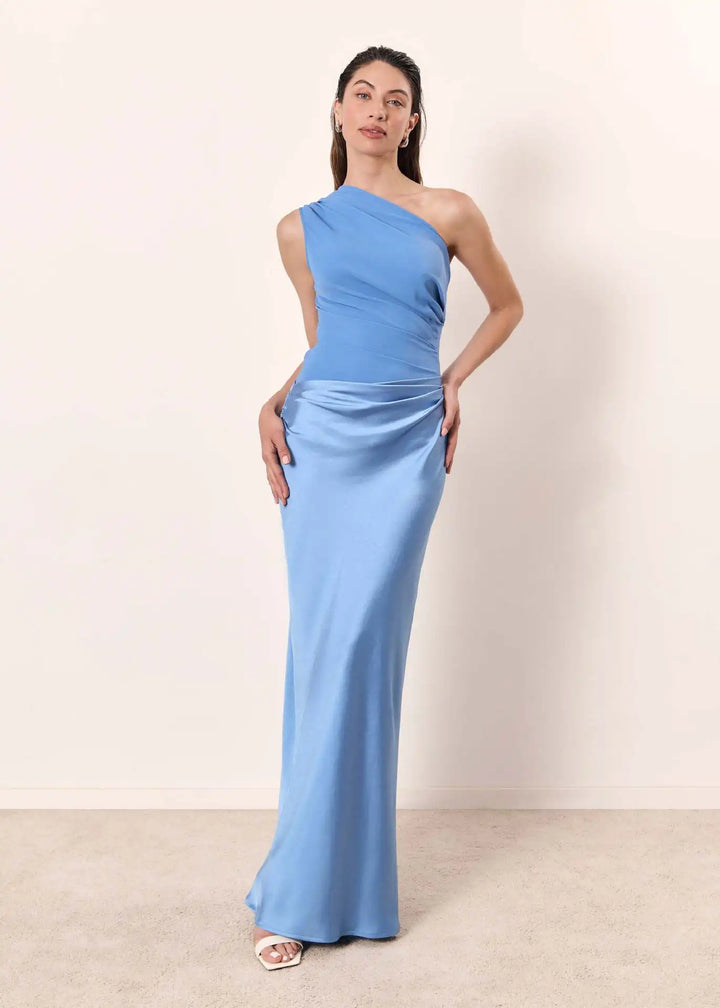 Luna™ | Abito Maxi con Oro in Satin