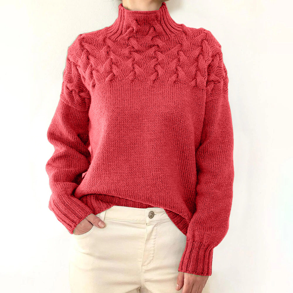 Elvira™ | Caldo dolcevita lavorato a maglia