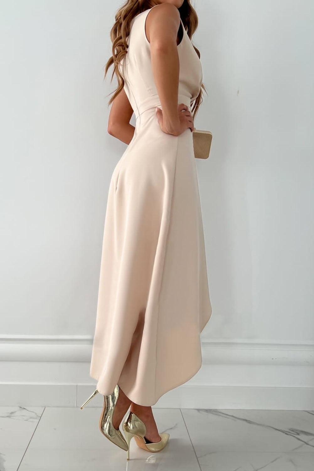 Isabella™ | Vestito con Motivo Rosa