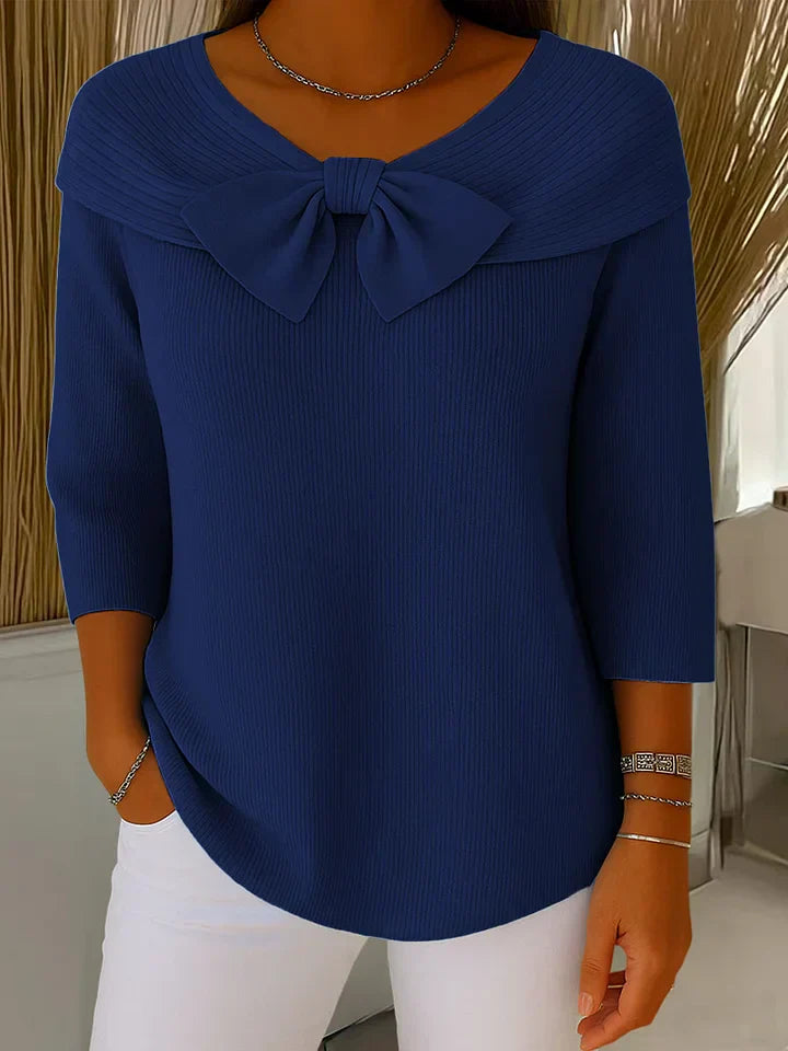 Madelena™ | Donna Maglia con Fiocco