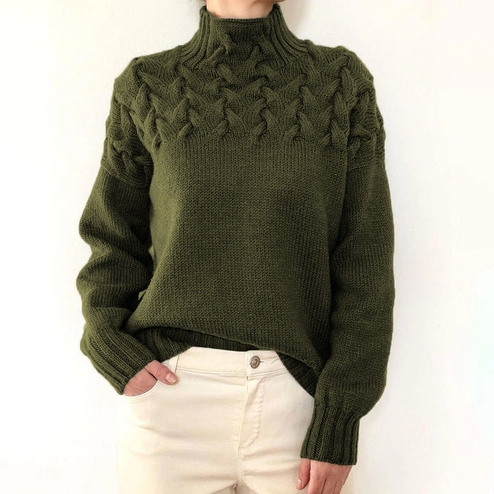 Elvira™ | Caldo dolcevita lavorato a maglia