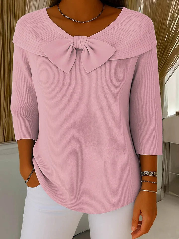 Madelena™ | Donna Maglia con Fiocco