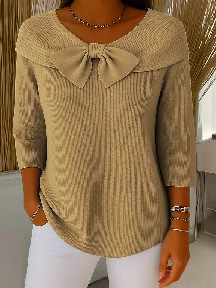 Madelena™ | Donna Maglia con Fiocco