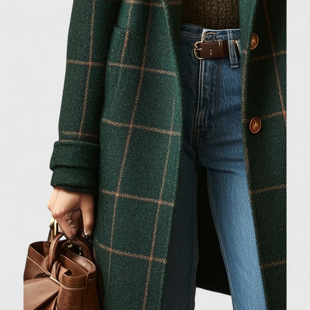 Sally – Cappotto a Quadri Classico