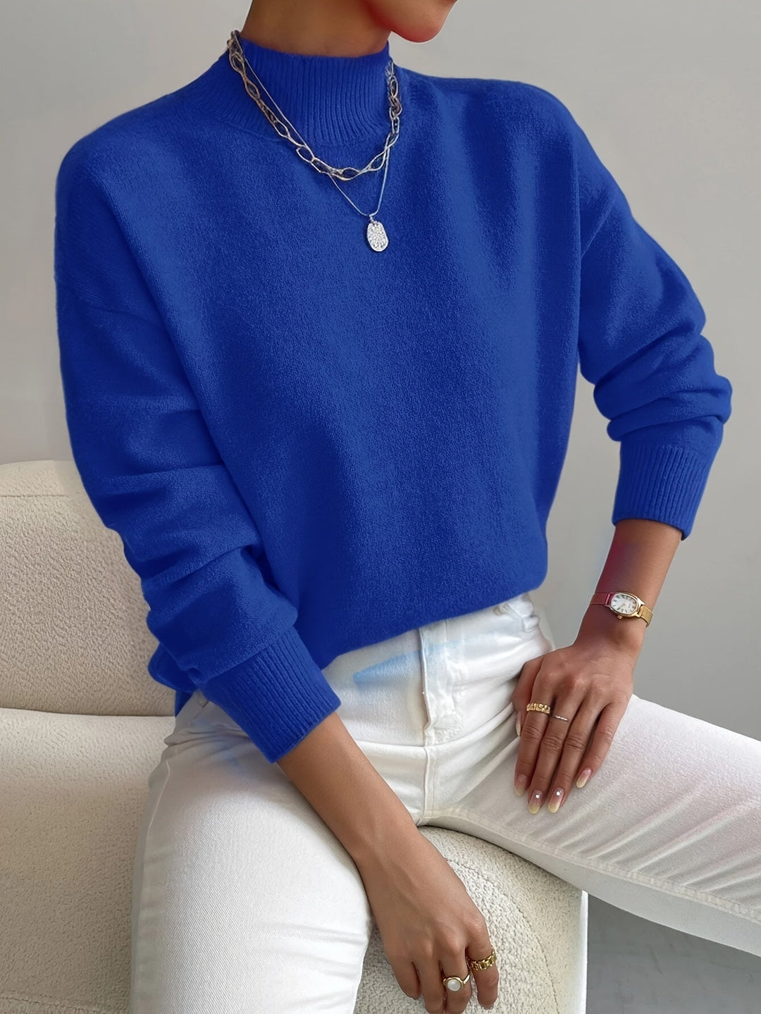 Sara™ | Maglione a Collo Alto