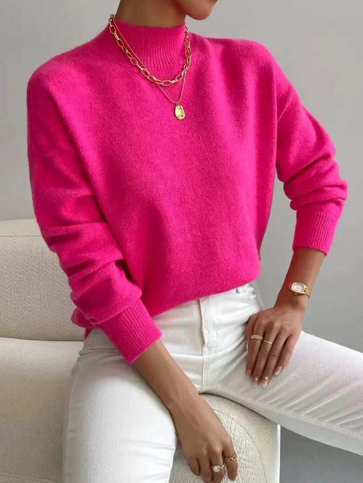 Sara™ | Maglione a Collo Alto