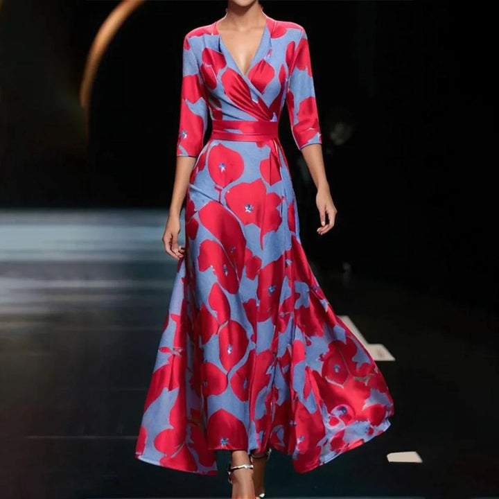 Aria™ | Vestito Chic con Stampa Floreale