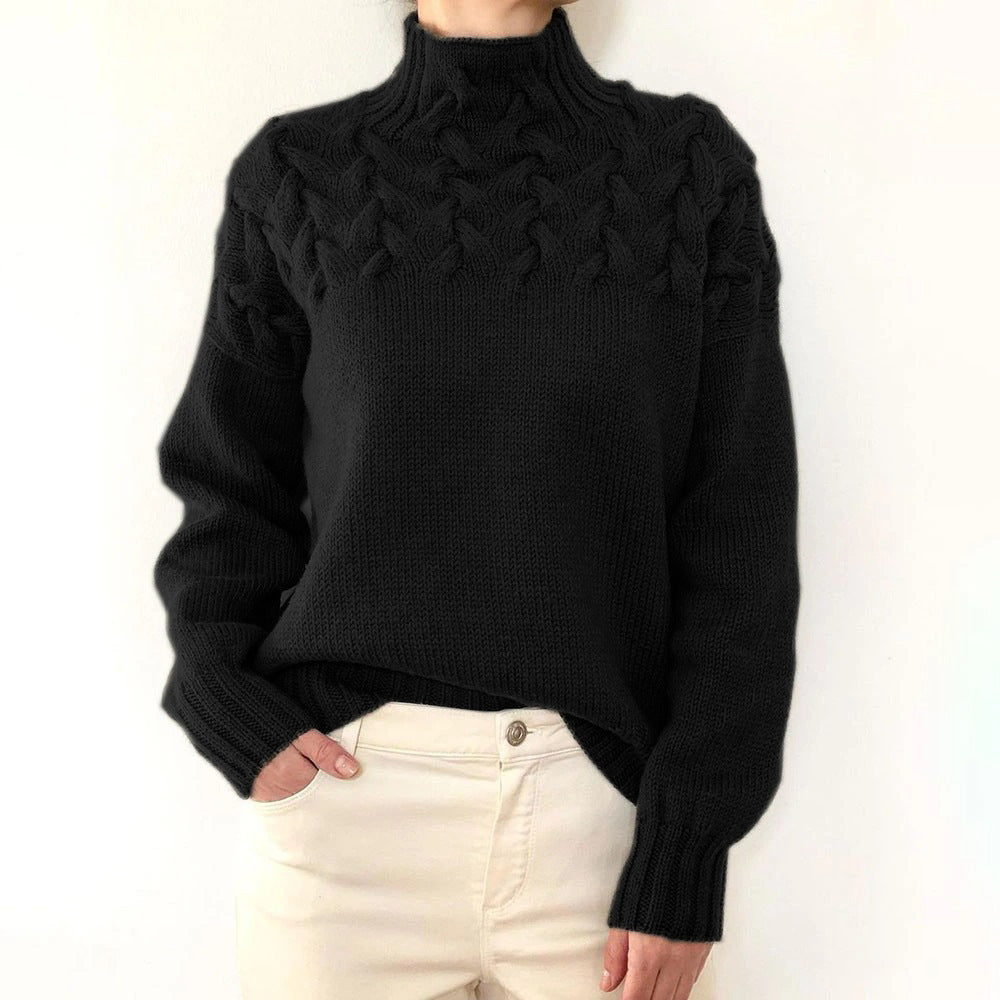 Elvira™ | Caldo dolcevita lavorato a maglia