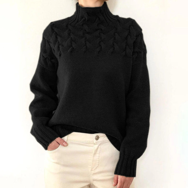 Elvira™ | Caldo dolcevita lavorato a maglia
